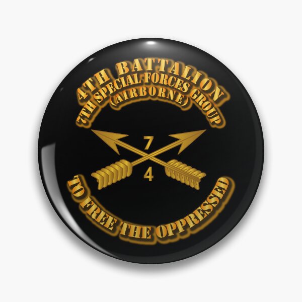 Item preview, SOF - 4th Bn 7th SFG - Branch designed and sold by Military Insignia Products.