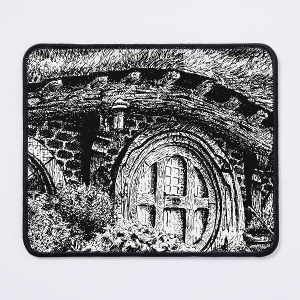Item preview, A Beautiful and Aesthetic Hobbiton Pen Drawing T-shirt in The Hobbit and The Lord Of The Rings Movies designed and sold by fachhdy.
