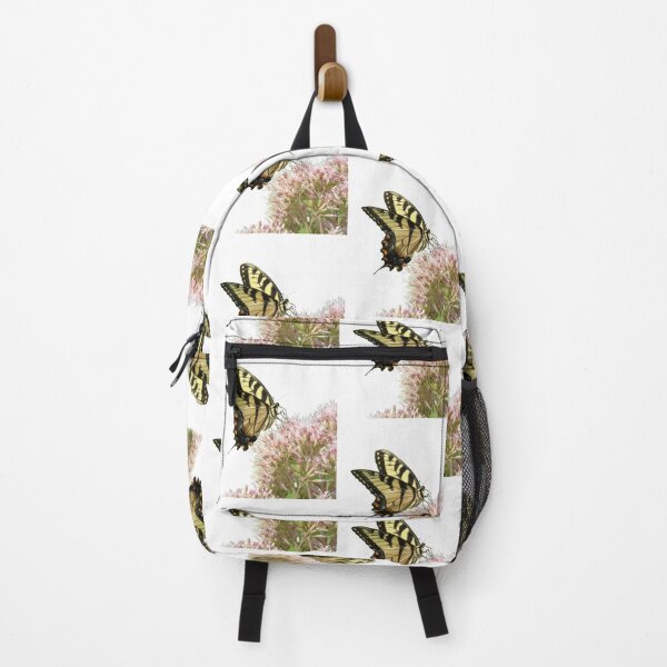 Item preview, Butterfly on pink flowers with no background  designed and sold by BirdsnStuff.