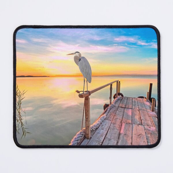 Item preview, Great Blue Heron at Sunset designed and sold by FineArtography.