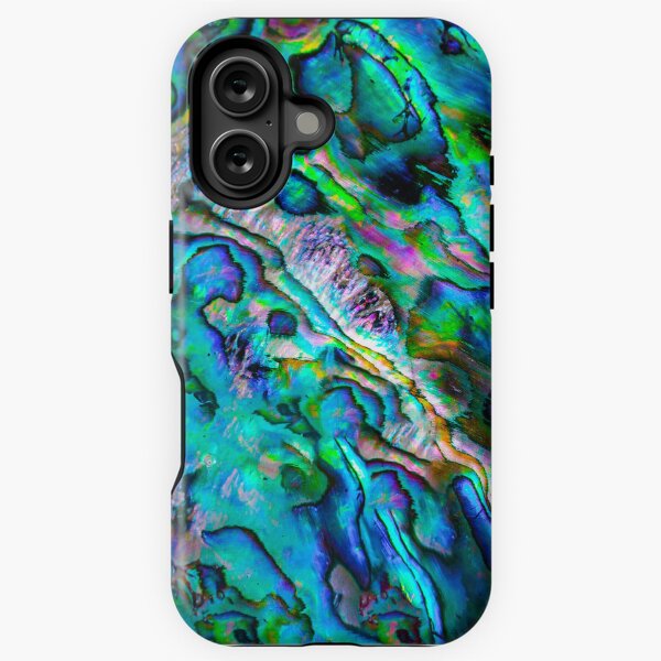 Artikel-Vorschau von Abstraktes Paua-Abalone-Muschel-Texturmuster, polierte Paua-Abalone-Muschel, mehrfarbiger Paua-Abalone-Muschel-Haliotis-Hintergrund, glänzende Paua-Abalone-Muschel aus Perlmutt, designt und verkauft von Trendymotion.