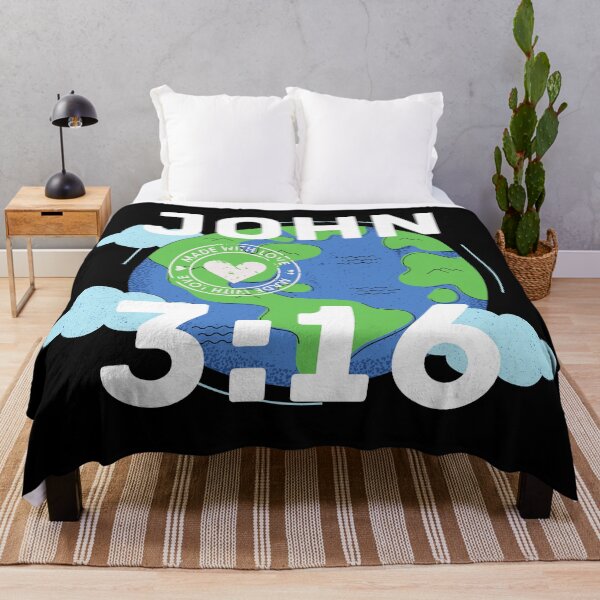 Item preview, John 3:16 | Made With Love | Bible Verse designed and sold by NobleForte.
