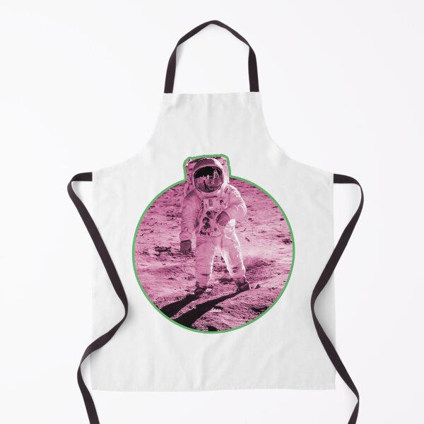 Item preview, Buzz Aldrin Nasa Moon Photo - Apollo Moon Landing Hot Pink Edition designed and sold by AlanPhotoArt.