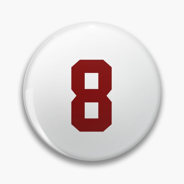 Item preview, Cale Makar Jersey Number- Sticker Burgundy designed and sold by adamduren20.