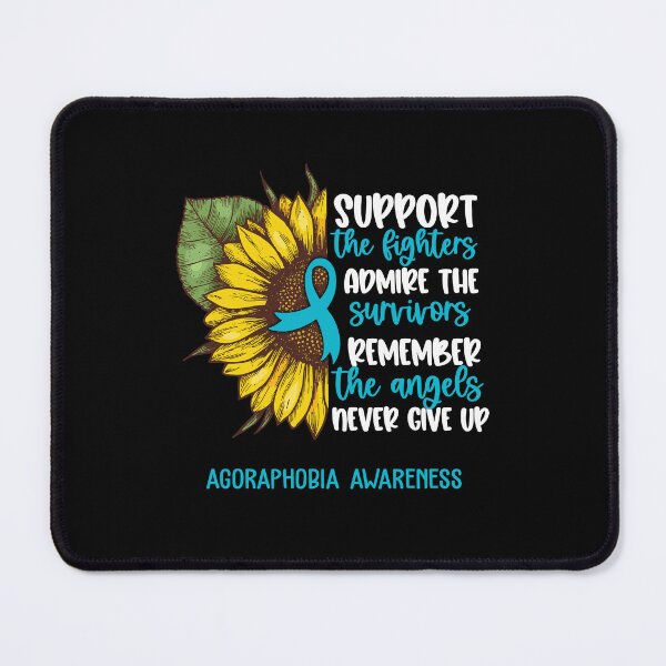 Item preview, Agoraphobia Awareness - Support the Fighters Admire the Survivors Remember the Angels Never Give Up designed and sold by whlrcheryl.
