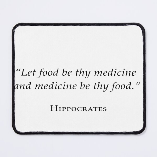Item preview, Hippocrates Medicine Quote Typography designed and sold by V0IDRACE.