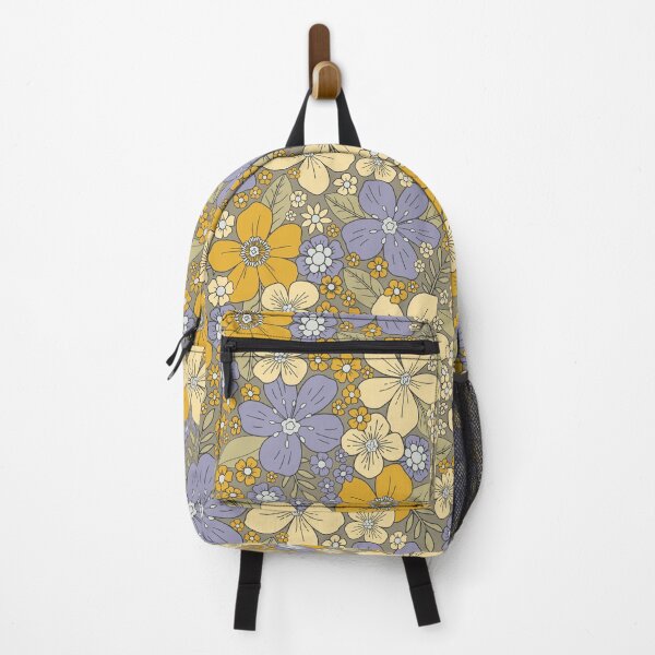 Item preview, Purple & Yellow Complementary Colors Floral designed and sold by somecallmebeth.