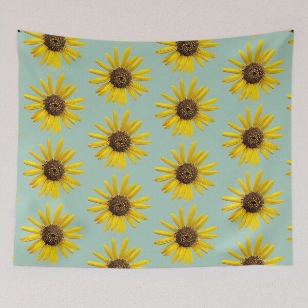 Item preview, Sunflower (2 Teal) designed and sold by Simply-Complex.