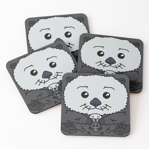 Item preview, Sea Otter with Pup designed and sold by Pajamurai.