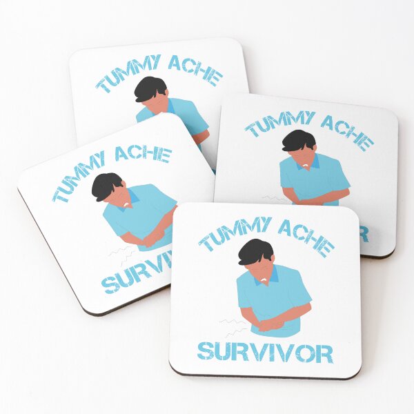 Item preview, Tummy Ache Survivor Funny Vintage Stomachache IBS designed and sold by Tatus Brinal.