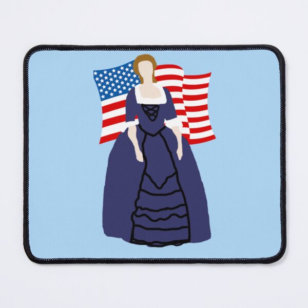 Item preview, Colonial Woman with American Flag (large) designed and sold by eevee135.