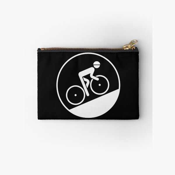 Item preview, Cyclist Bicyclist Biker (Racing Bicycle / Uphill / Black) designed and sold by MrFaulbaum.