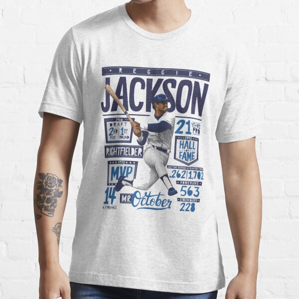 Reggie Jackson New York Y Stats MVP Champion Baseball T-Shirt