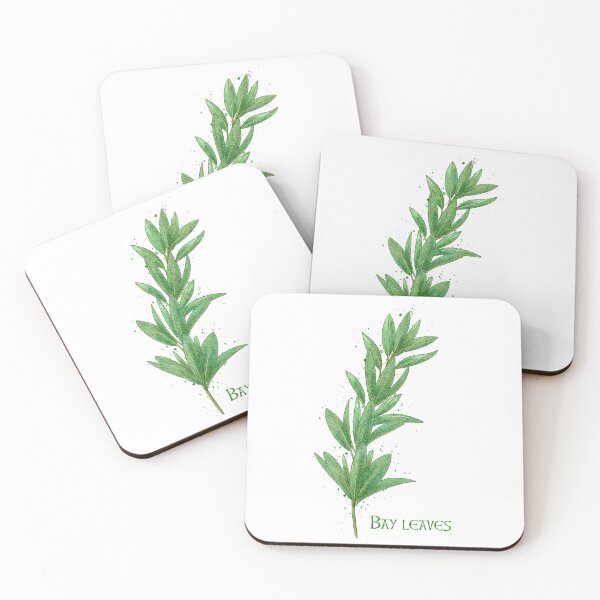 Item preview, Watercolor Culinary Herbs: Bay Leaves designed and sold by LittleSunShoppe.