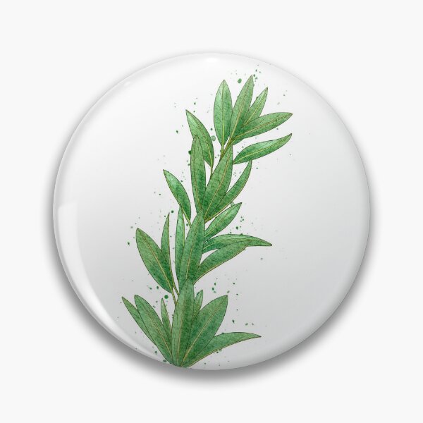 Item preview, Watercolor Culinary Herbs: Bay Leaves designed and sold by LittleSunShoppe.