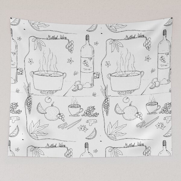 Item preview, mulled wine designed and sold by Cat-Art-Sis.