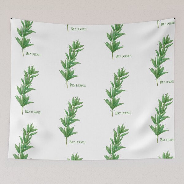 Item preview, Watercolor Culinary Herbs: Bay Leaves designed and sold by LittleSunShoppe.
