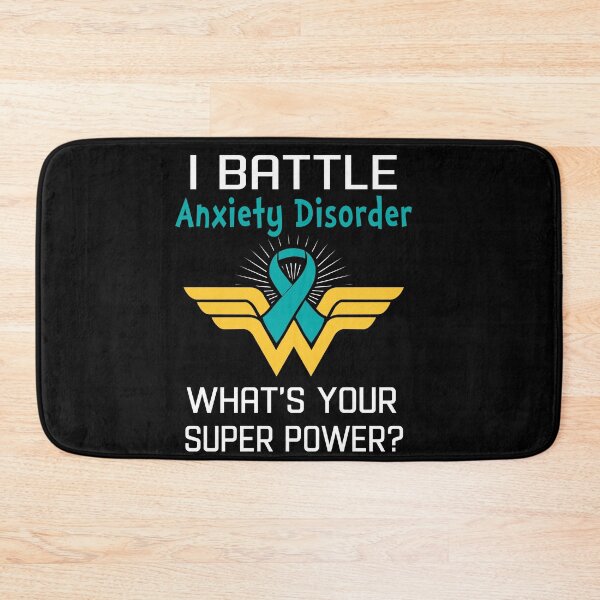 Item preview, I Battle Anxiety Disorder What's Your Super Power Support Anxiety Disorder Warrior Gifts  designed and sold by Sabfit.