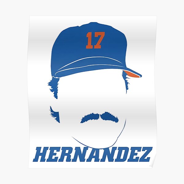 Men's New York Mets #17 Keith Hernandez Authentic White