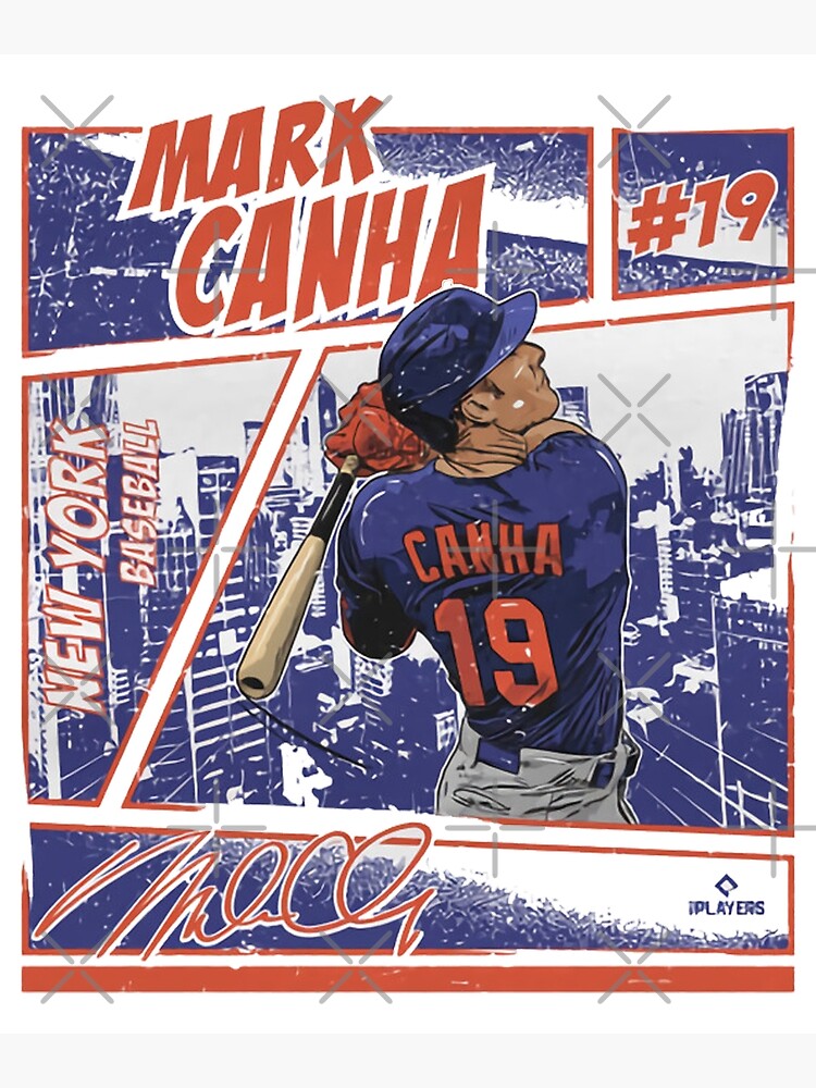 Mark Canha Men's T-Shirt - Mark Canha New York Comic 