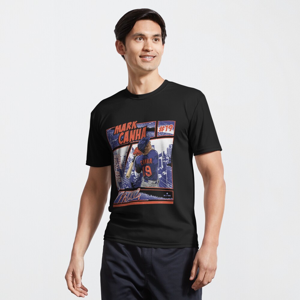 Mark Canha Men's T-Shirt - Mark Canha New York Comic 