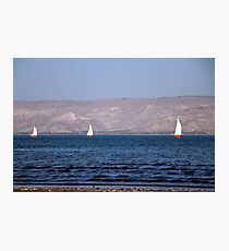 Sailing boats on the water Photographic Print