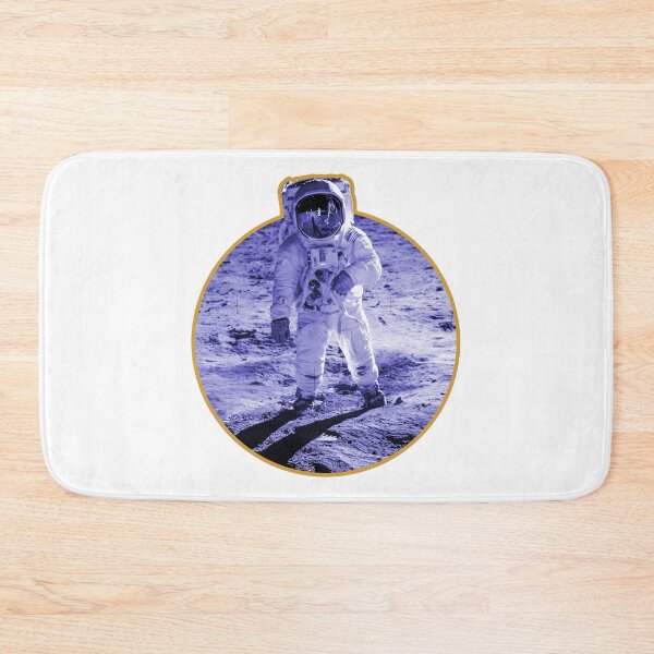 Item preview, Nasa Moon Photo of Buzz Aldrin - Apollo Moon Landing Blue Edition designed and sold by AlanPhotoArt.