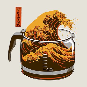Artwork thumbnail, The Great Wave of Caffeine by Elan Harris