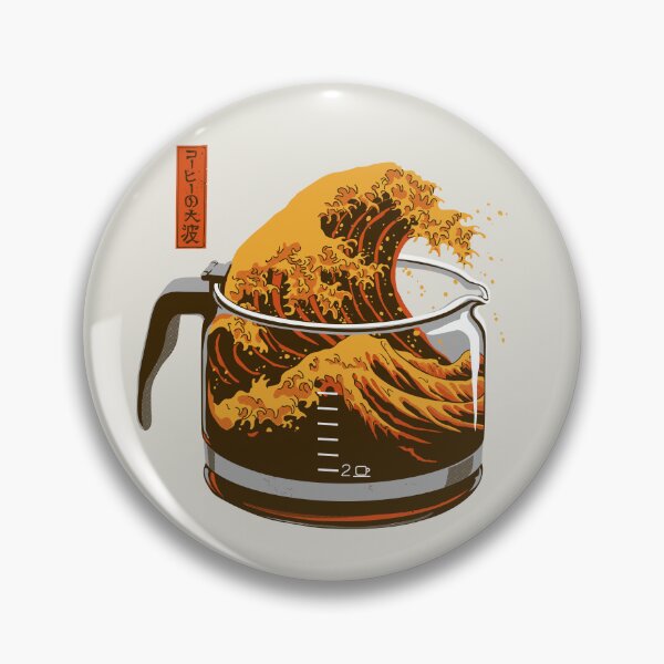 Item preview, The Great Wave of Caffeine designed and sold by Elan Harris.
