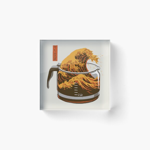 Item preview, The Great Wave of Caffeine designed and sold by Elan Harris.
