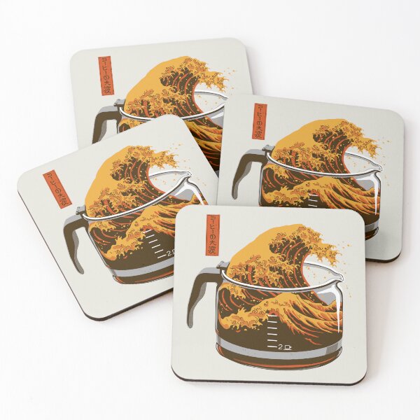 Item preview, The Great Wave of Caffeine designed and sold by Elan Harris.