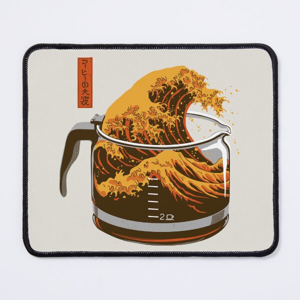 Item preview, The Great Wave of Caffeine designed and sold by Elan Harris.