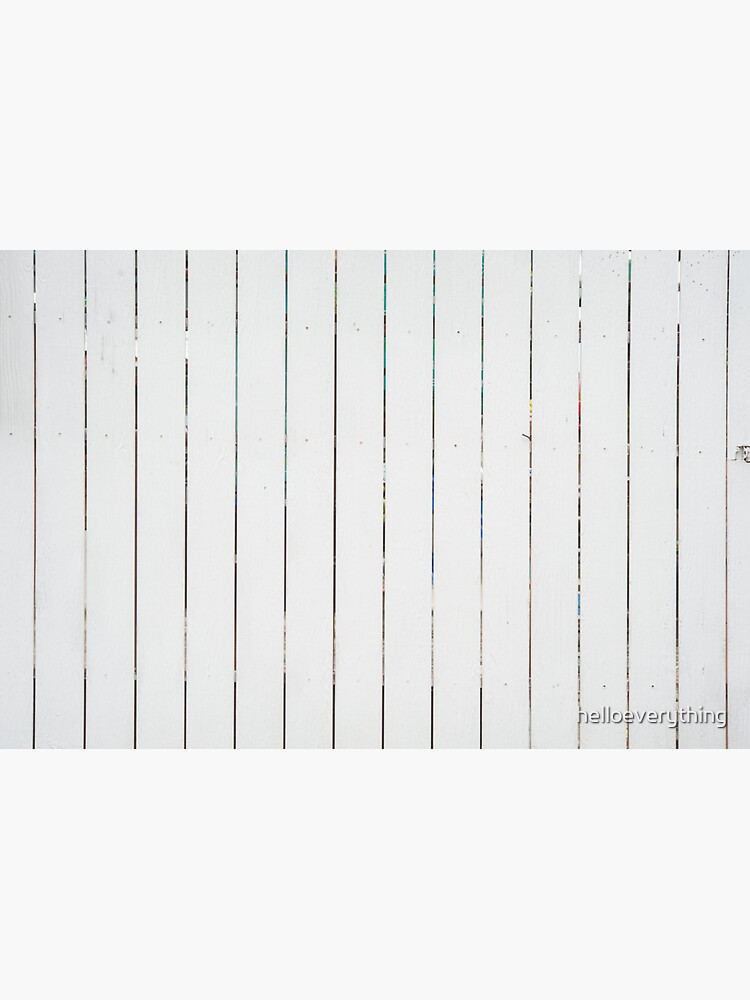 "White Wood Planks Shiplap" Sticker by helloeverything Redbubble