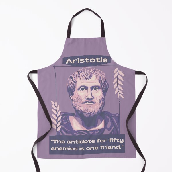 Item preview, Aristotle Portrait and Quote designed and sold by Unhinged Heather.