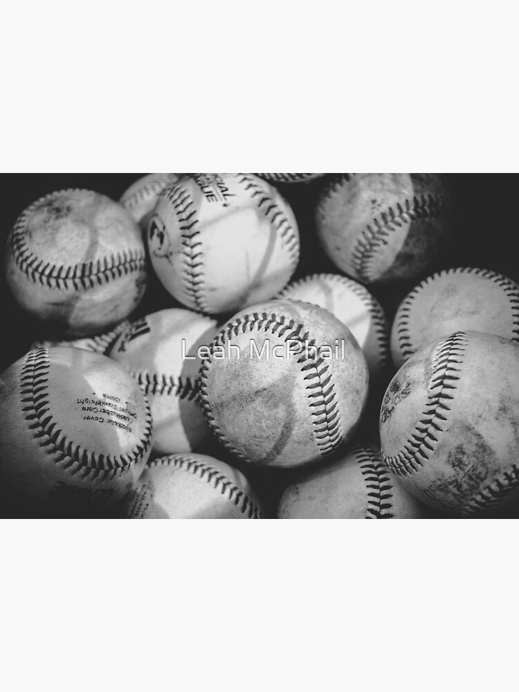 Baseballs in Black and White by LeahMcPhail