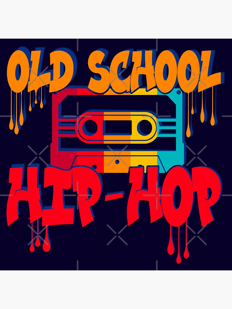 "Vintage Dripping Old School HipHop " Sticker for Sale by Lovemountain Redbubble