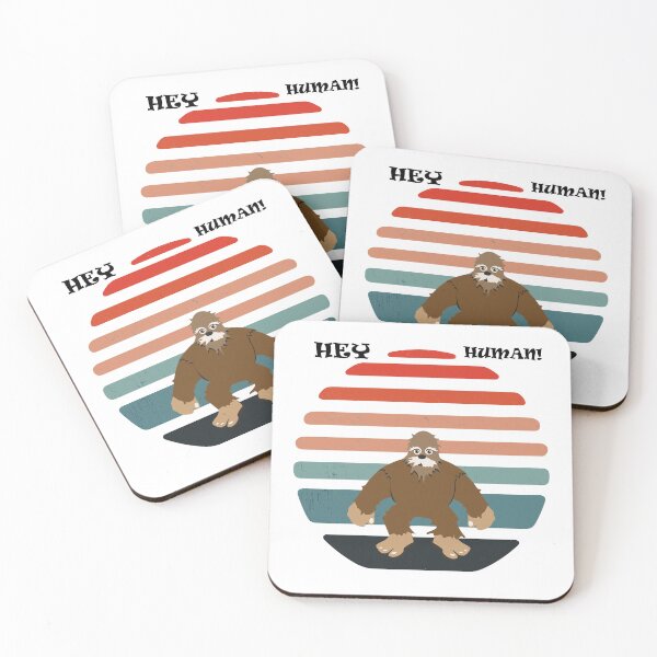 Item preview, Big foot hey human shirts for men, big foot hey human hats, big foot hey human stickers, big foot hey human o'clock, big foot hey human masks, big foot hey human phone cases  designed and sold by Poussyarts.