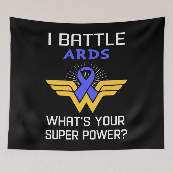 Item preview, I Battle ARDS What's Your Super Power Support ARDS Warrior Gifts  designed and sold by Sabfit.
