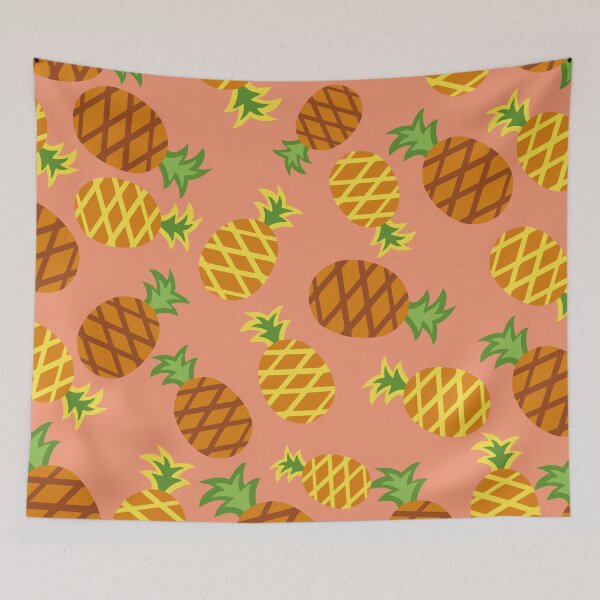 Item preview, Pink Pineapple Patterns , Fruits designed and sold by Clothingspot.