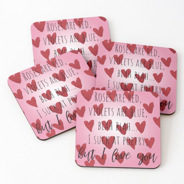 Item preview, I am bad at poetry but happy valentine's day designed and sold by eevee135.