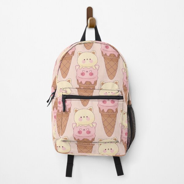 Item preview, kawaii Bear & Cat Ice cream cone designed and sold by soumayajp.