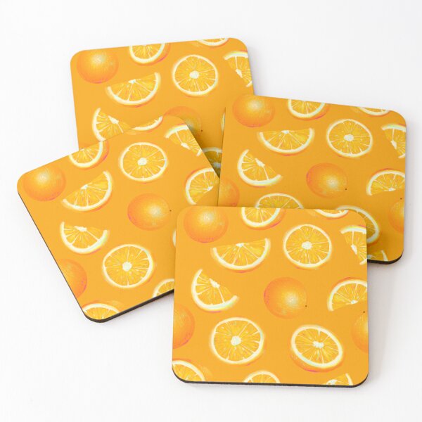 Item preview, Zesty Summer Orange Citrus Pattern designed and sold by ECMazurDesign.
