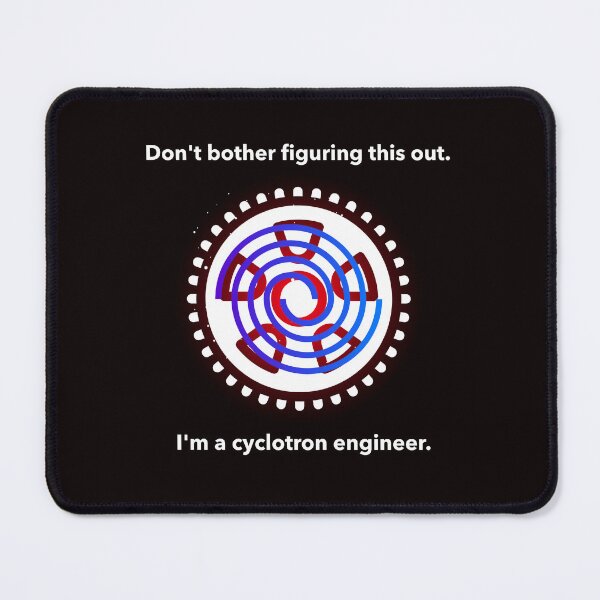Item preview, Cyclotron Engineer's spiral art designed and sold by TeesbyRXDude.
