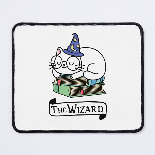 Item preview, The Wizard Dungeon Meowster DnD Gamer Cat designed and sold by Cute N' Nerdy Shop.