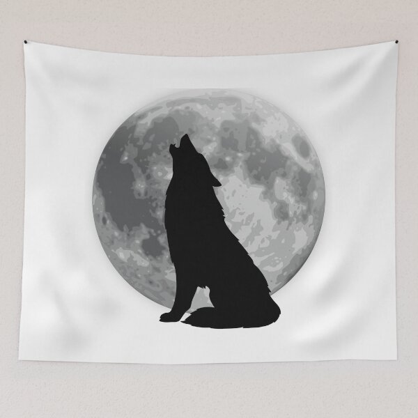 Item preview, New Trendy Wolf, Zidika Art Pattern, Gray Wolf Design- designed and sold by bartdesigner.