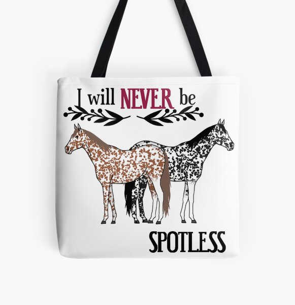 I Will NEVER Be Spotless All Over Print Tote Bag
