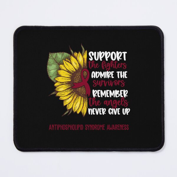 Item preview, Antiphospholipid Syndrome Awareness - Support the Fighters Admire the Survivors Remember the Angels Never Give Up designed and sold by whlrcheryl.