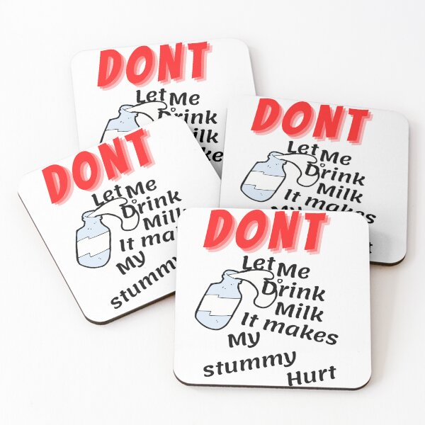 Item preview, Dont let me drink milk it makes my tummy hurt  designed and sold by Rolmani-shop.