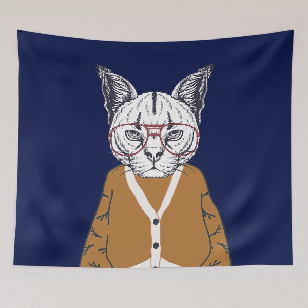 Item preview, Serious cat in favorite cardigen sweater designed and sold by tmdaliggr.