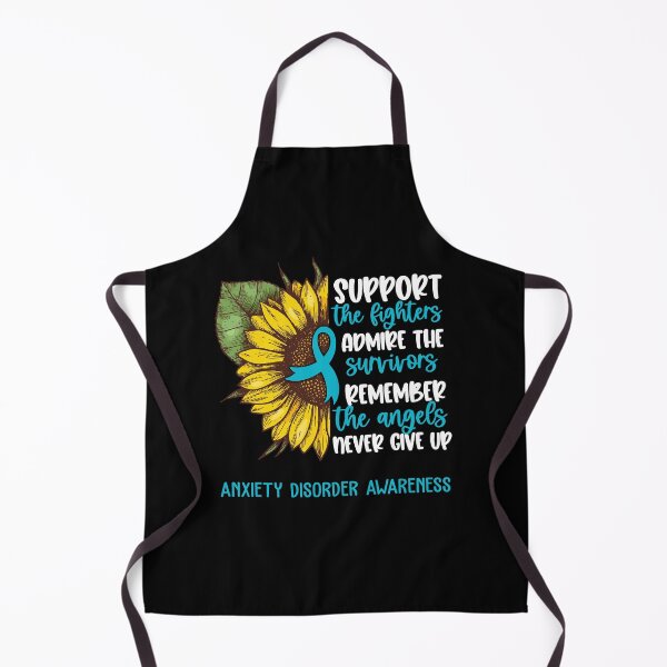 Item preview, Anxiety Disorder Awareness - Support the Fighters Admire the Survivors Remember the Angels Never Give Up designed and sold by whlrcheryl.